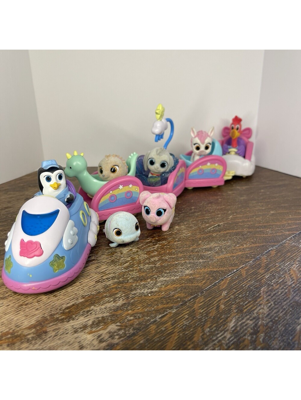 Disney Jr. T.O.T.S. Chugga Chugga Choo-Choo Train Complete Playset Extra Figures